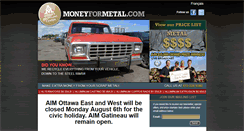 Desktop Screenshot of moneyformetal.com